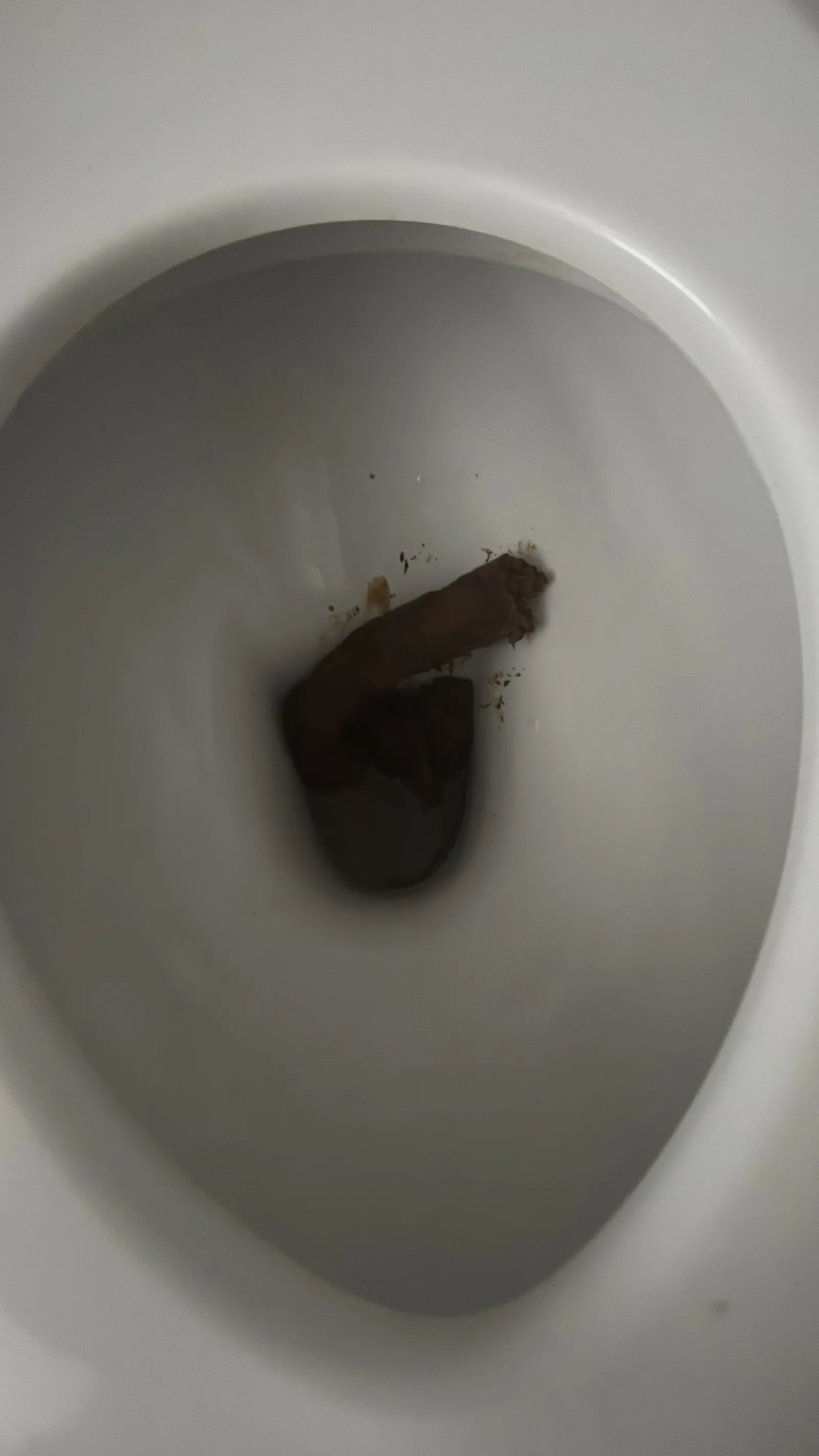 An uncomfortable amount of straining required