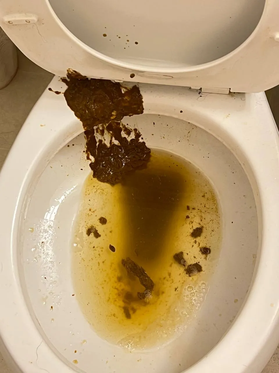 Very messy