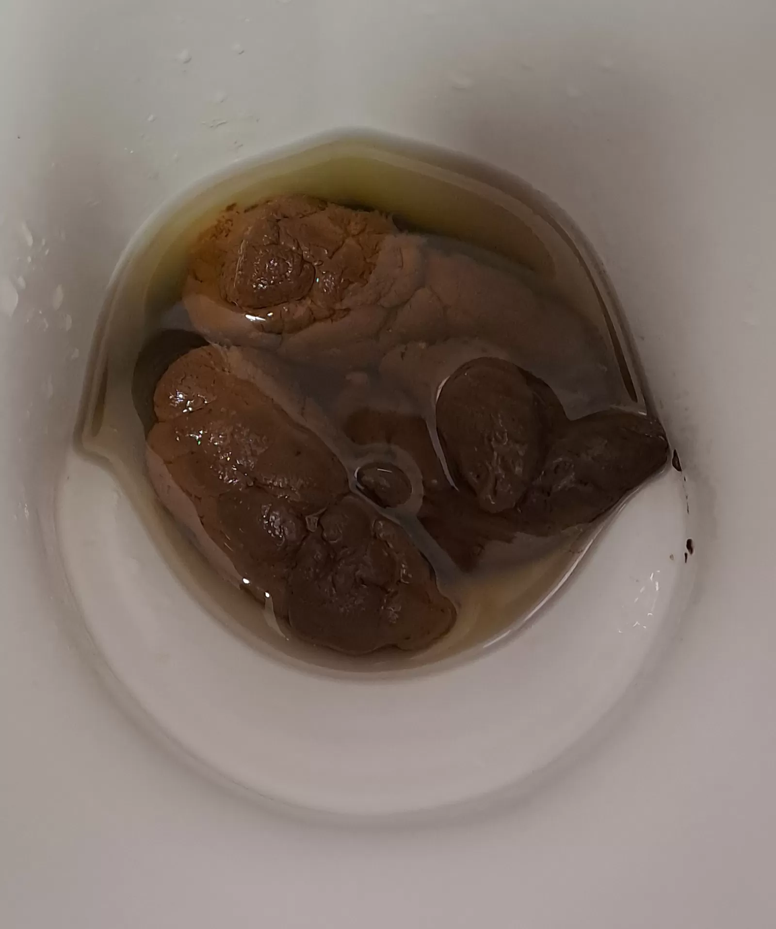 Big poo before dinner