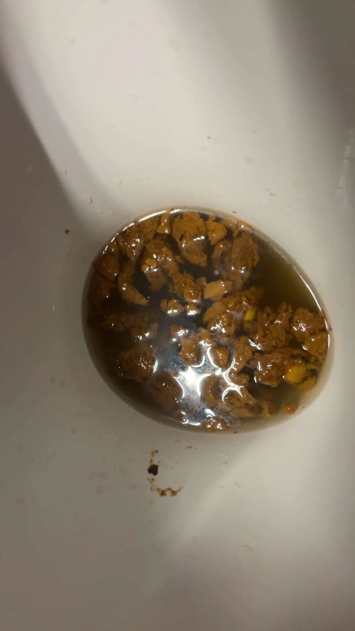 Small pieces with corn inside. Very juice and soft shit