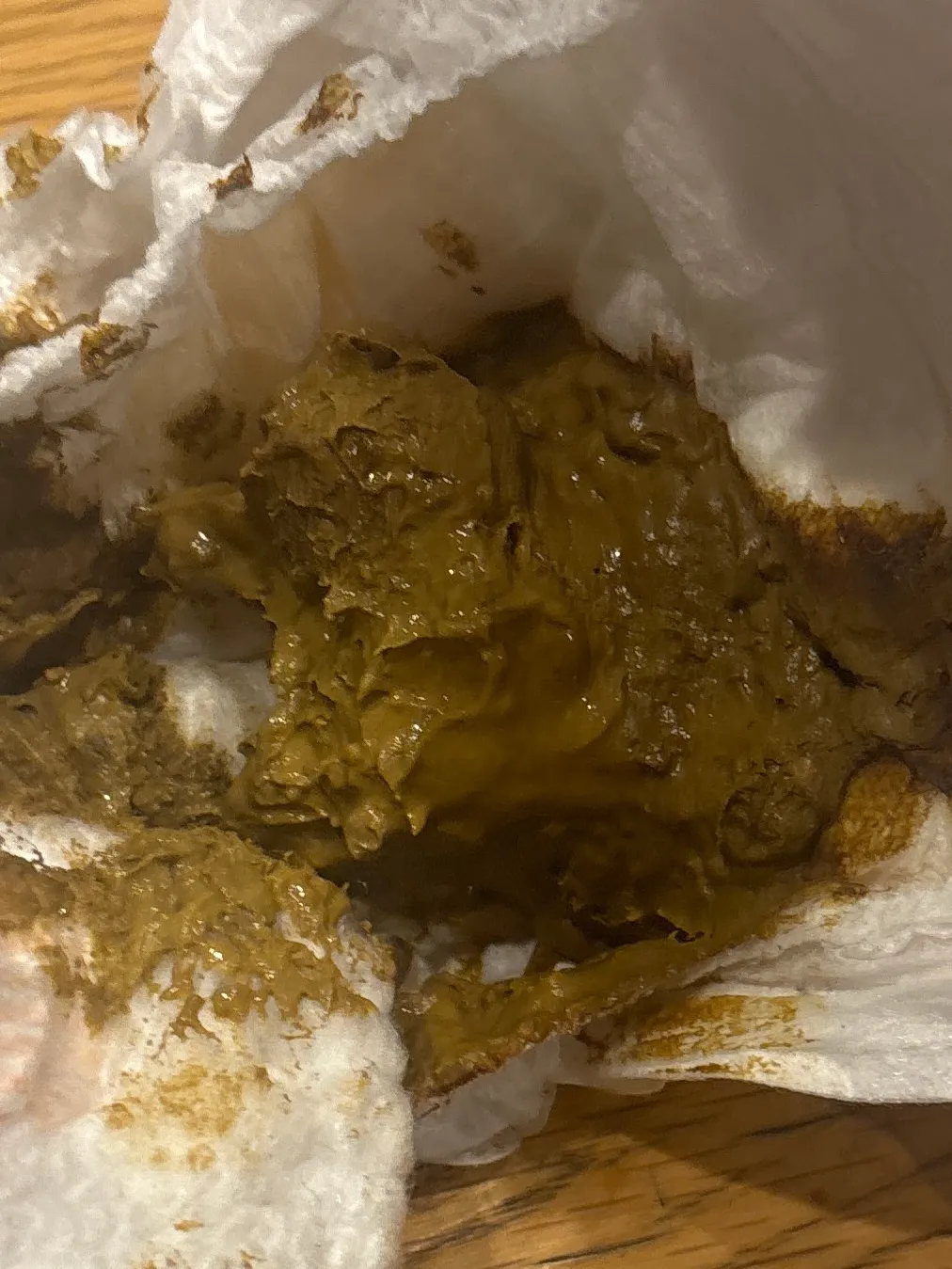 Diapher grandaugter poo photo 2 macro