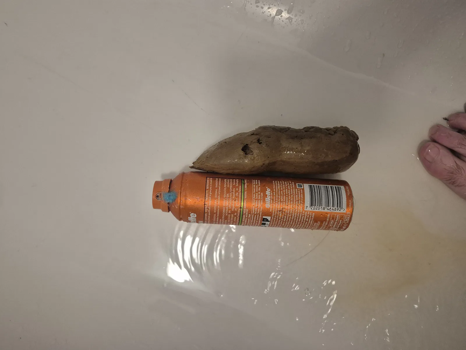 Enema poo