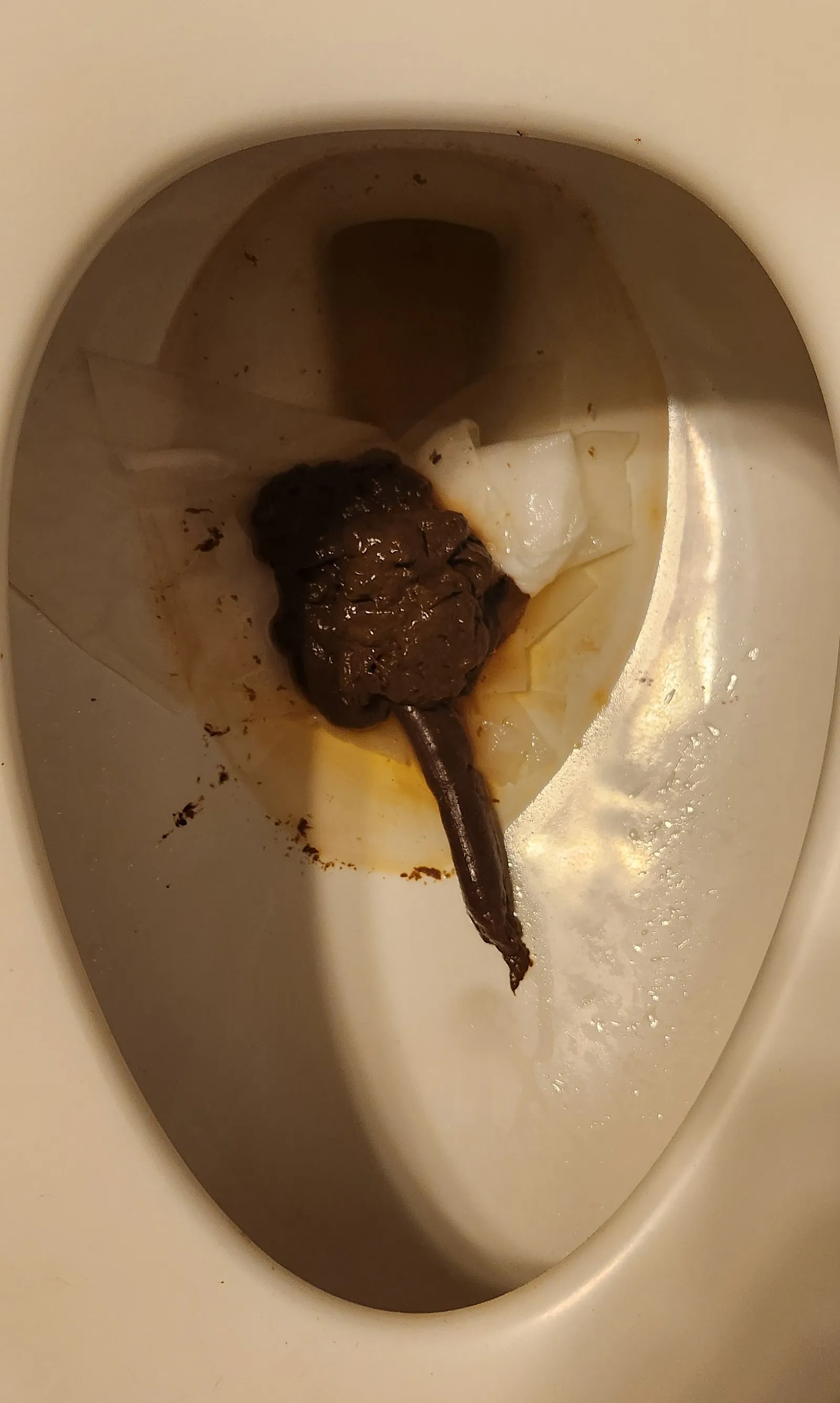 Big dinner, weird result